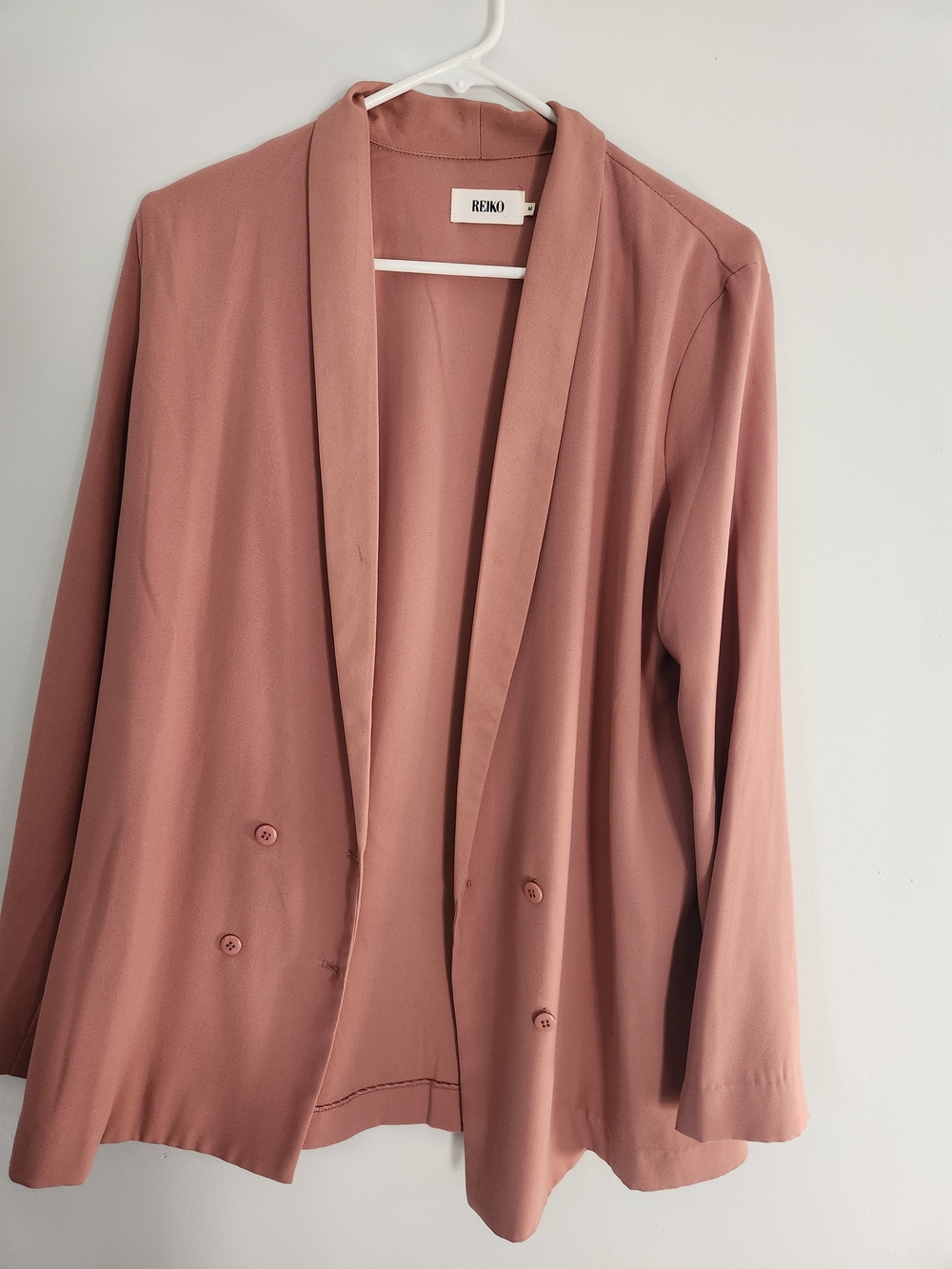 Women's Blazer Jacket in Dusty Rose Size Medium